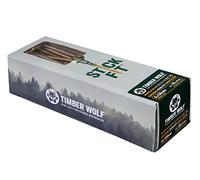 Timber Wolf TW60130 - Tornillos para madera, 6 x 130 mm, caja de 50, zinc y amarillo (dorado)