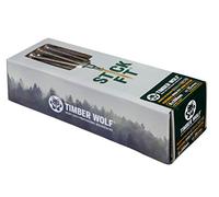 Timber Wolf TW60200 - Tornillos para madera, 6 x 200 mm, caja de 25, zinc y amarillo (dorado)