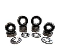 TIMBERA Kit de reparación de rodamientos de bolas (14 uds.) para Husqvarna Automower - Compatible con ruedas delanteras, ejes delanteros y eje del motor - Modelos 210 220 230 260 - Accesorio robótico