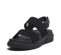 Timberland 2 Strap Sandal, Sandalia Mujer, BLK Suede, 39 EU