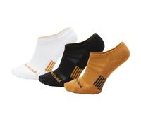 Timberland 3pp New Market Double Logo Half Cushion No Show Calcetines, Multicolor, M Hombres