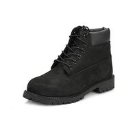 Timberland - 6 In Premium Waterproof, Botas Clasicas Unisex Niños, Negro (Black Nubuck), 32 EU