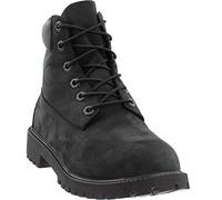 Timberland - 6 In Premium Waterproof, Botas Clasicas Unisex Niños, Negro (Black Nubuck), 38 EU