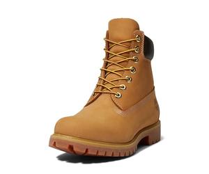 Timberland - 6 In Premium Waterproof (Wide Fit), Botas Clasicas Hombre, Amarillo (Wheat Nubuck), 41 EU