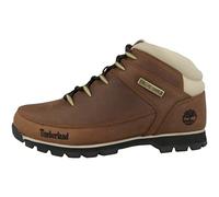 Timberland - Botas para hombre - Euro Sprint Mid Lace Up Boot Brown de Cuero - Talla 10 US 10 US