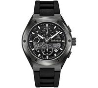 Timberland Abbotville TDWGQ2231203 - Cronógrafo para Hombre (Correa de Silicona, diámetro de la Caja: 46 mm), Color Negro, Negro, Moderno