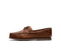 Timberland- Zapato Náutico Clásico de Cuero- Shoes- Hombre- Marrón- 43 1/2 EU- Zapato Náutico Clásico de Cuero
