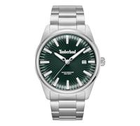 Timberland Birch Road Esfera Verde Brazalete de Acero Inoxidable Reloj analógico para Hombres, 45mm
