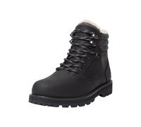 Timberland - Zapatillas de senderismo Hombre - Britton Road Mid Warm Lined Waterproof Boot Black Full Grain de Cuero - Talla 9 US - Negro Negro 9 US