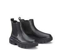 TIMBERLAND Botas de piel con cordones GREYFIELD MID CHELSEA. Color Negro