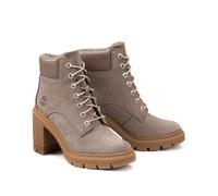 TIMBERLAND Botas de piel con tacón Allington Heights 6in. Color marrón grisáceo
