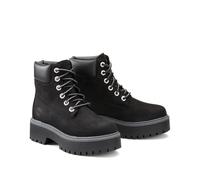 TIMBERLAND Botas de plataforma STONE STREET MID 6 INCH LACE. Color Negro