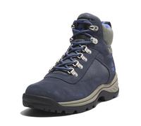 Timberland Botas de senderismo blancas con borde medio para mujer, Gamuza azul oscuro, 41 EU