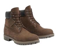 Timberland Botas impermeables de alta calidad para hombre de 6 pulgadas, Nubuck marrón medio, 40 EU