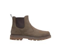 Timberland - Botas para hombre - Britton Road Mid Chelsea Boot Medium Brown Nubuck de Cuero - Talla 10,5 US - Marrón Marrón 10.5 US