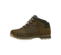 Timberland - Botas para hombre - Euro Sprint Mid Lace Up Boot Dk Green Nubuck W Camo de Cuero - Talla 10 US 10 US
