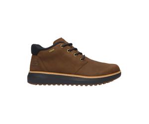 Timberland - Botas para hombre - Hudson Road Mid Lace Up Gtx Chukka Boot Dark Brown Nubuck de Cuero - Talla 10 US - Marrón Marrón 10 US