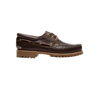 Timberland - Botas para hombre - Timberland Authentic Boat Shoe Brown de Cuero - Talla 9 US - Marrón Marrón 9 US