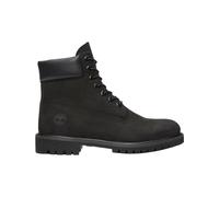 Timberland - Botas para hombre - Timberland Premium 6" Lace Up Waterproof Boot Black de Cuero - Talla 9 US - Negro Negro 9 US