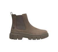 Timberland - Botas y botines mujer - Greyfield Mid Chelsea Boot W Medium Brown Nubuck para Mujer de Cuero - Talla 8 US 8 US