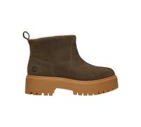 Timberland - Botas y botines mujer - Stone Street Mid Warm Lined Boot W Dark Brown Full Grain para Mujer de Cuero - Talla 7,5 US 7.5 US