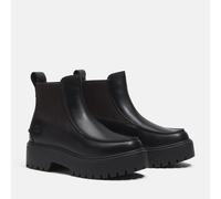 TIMBERLAND Botines de piel con cuña STONE STREET MID CHELSEA. Color Negro