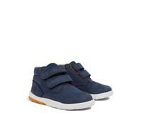 TIMBERLAND Botines de piel TODDLE TRACKS MID HOOK & LOOP. Color Azul Oscuro