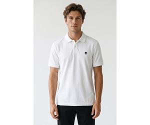 Timberland Branded Collar Short Sleeve Polo White Talla: XXL | Polos Outlet | Hombre | Blanco
