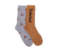 Timberland - Calcetines unisex 2-pack, BIZCOCHO, M