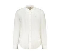 Timberland - Camisa de Lino Blanca Corte Slim Fit - Shirts - Hombre - Blanco - M -