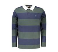 Timberland - Camisa Polo de Rugby de Manga Larga a Rayas - Tops - Hombre - Verde - S -