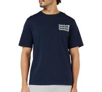 Timberland Camiseta de Manga Corta 2 Tier3, Azul Oscuro (Dark Sapphire), L para Hombre