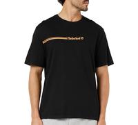 Timberland Short Sleeve tee 3 Tier3 Camiseta, Black, S para Hombre