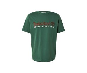 TIMBERLAND Camiseta 'ESTABLISHED 1973' marrón / pino / blanco XL EUR