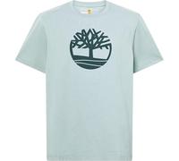 Timberland Camiseta y camiseta de manga corta para hombre con logotipo de KENNEBEC River Tree (paquete de 1), Azul, M