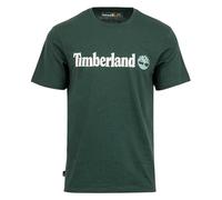 Timberland Camisetas y camisetas de manga corta con logotipo lineal de KENNEBEC RIVER para hombre (paquete de 1), Verde, S