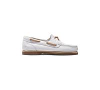 Timberland Classic Boat Boat Shoe White Full Grain Talla: 38 W | Outlet | Mujer | Blanco