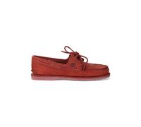 Timberland Classic Boat Shoe Dark Red Nubuck Talla: 41.5 W | Zapatos con Cordones Outlet | Hombre | Rojo