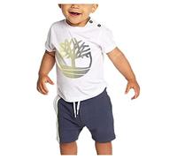 Timberland Conjunto Camiseta y pantalón Infantil Blanco Gris 6MESES