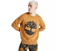 Timberland Core Logo Crew BB Sudadera, Wheat Boot/BLCK, L para Hombre
