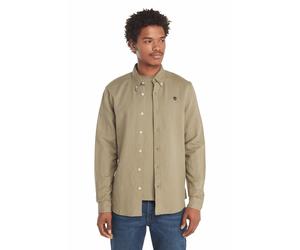 Timberland Cotton/linen Long Sleeve Shirt Cassel Earth Talla: S | Camisas Casuales Outlet | Hombre | Blanco