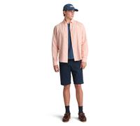 Timberland Cotton/linen Long Sleeve Shirt Tropic Peach Talla: S | Camisas Casuales Outlet | Hombre | Naranja