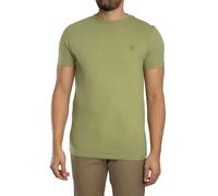 Timberland de los hombres Camiseta ajustada con logotipo bordado, Verde
