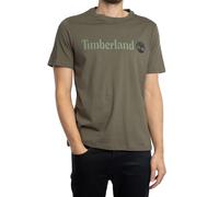 Timberland de los hombres Camiseta con logo lineal, Verde