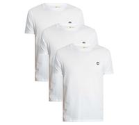 Timberland de los hombres Paquete de 3 camisetas ajustadas Dunstan River, Blanco