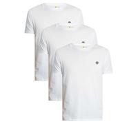 Timberland de los hombres Paquete de 3 camisetas ajustadas Dunstan River, Blanco