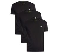Timberland de los hombres Paquete de 3 camisetas ajustadas Dunstan River, Negro