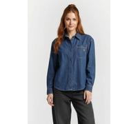 Timberland Denim Essential Shirt Blue Indigo Talla: L | Camisas Outlet | Mujer | Azul