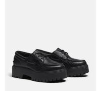 TIMBERLAND Derbies de cuña, de piel, STONE STREET BOAT SHOE. Color Negro