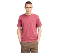 Timberland Dunstan River Garment Dye Short Sleeve Tee Dark Red Talla: M | Camisetas Básicas Outlet | Hombre | Rojo